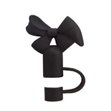 Silicone Bow Stopper Compatible With 40oz Tumbler | Reusable Spill-Resistant Straw Cover | Random Color