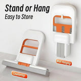 Foldable Desktop Mini Sponge Mop | Portable Wet & Dry Cleaning | Self‑Squeezing Mop For Kitchen, Bathroom, Car & Glass