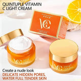 VC Five Fold Vitamin C Tone-Up Cream – Brightening & Hydrating Facial Daily Moisturizer