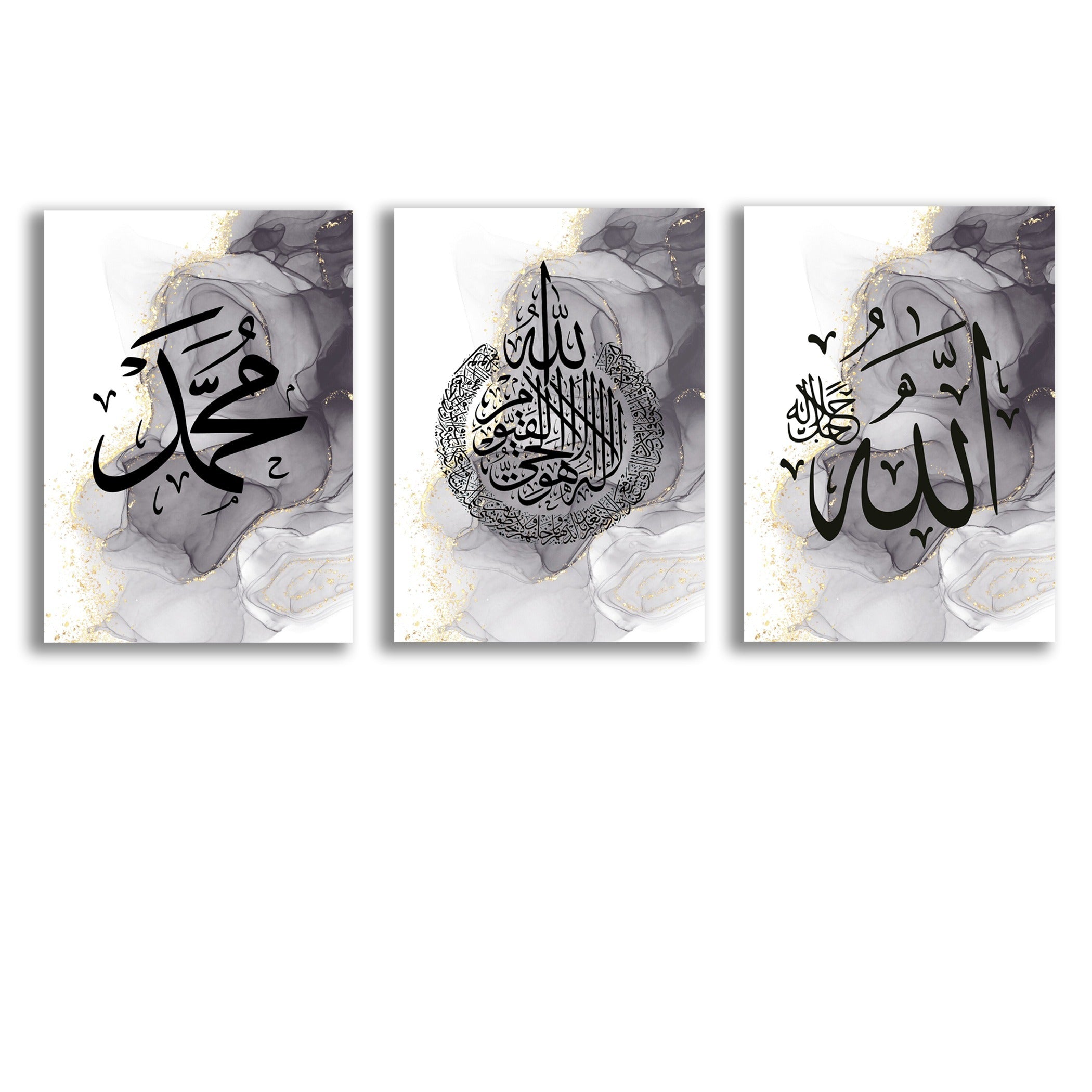 Set Of 3 Premium Wall Art Photo Tiles – Modern Home Decor Sets 8x11