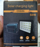 KSE CK686 50W Portable Solar Charging Flood Light - Powerful Rechargeable Outdoor Lighting For Camping, Emergencies, And Work Sites