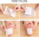 10 PCs Pain-Free Cleansing Pads For Natural Toxin Removal, Stress Relief & Vitality Support