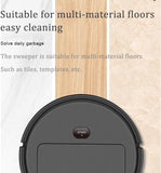 Portable Wireless Smart Mini Sweeping Robot Mopping 3 In1 Rechargeable Cleaning Machine Vacuum Cleaner For Home Office Robot (Random Colors)