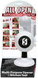 All Open 8 In 1 Multi-Purpose Opener & Kitchen Tool | Destapador Multiusos 8-En-1 Destapa Todo.