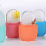 (Plain Design )Ice Roller For Face Ice Roller For Face Massager Face Ice Roller To Enhance Skin Glow Shrink &Tighten Pores Reusable Facial Ice Roller Face Ice Treatment (Random Color)