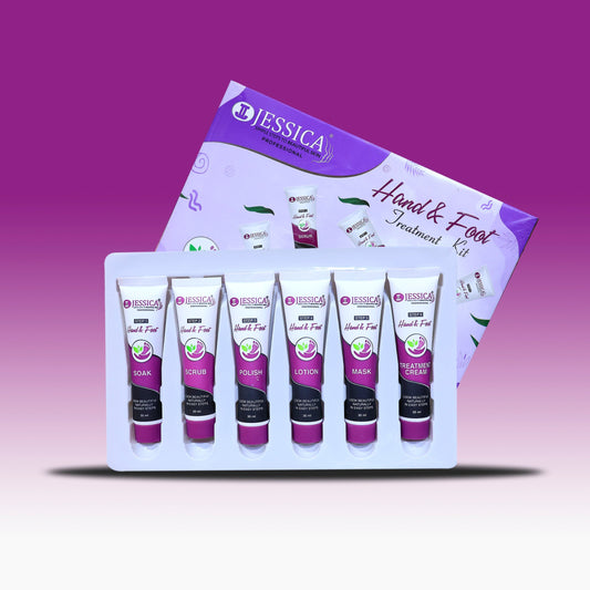 Jessica Hand & Foot Treatment Kit – 30ml Each Tube | Complete 6-Step Professional Care Set