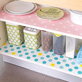 Refrigerator Mats Shelf Liners Fridge Mats Drawer Table  (- size 45x160cm - multicolor/random design)