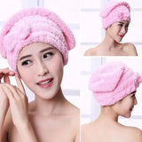 Hair Drying Towels, Ultra Absorbent Hair Drying Cap Towel For Women Adults Or Kids Girls(Random Color )