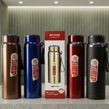 Stainless Steel Water Bottle Vacuum Flask 1000ML - Drinkware Product Designed For Hydration And Daily Beverage Routine (Random Color)