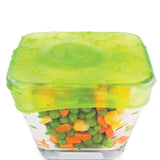 Food  Covers Set of 4  Silicone Fresh Keeping Wrap Food Wraps Seal (Random color)