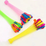 111 Pcs Fast-Fill Magic Water Balloons Kit - Quick-Fill Self-Sealing Water Bombs For Outdoor Water War Games & Summer Party Supplies