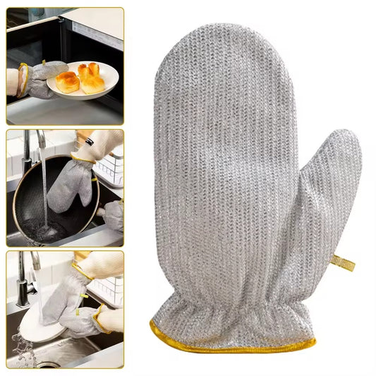 Title: Heavy-Duty Silver Heat-Resistant Oven Mitts – Professional Grade Kitchen Safety (Pair)