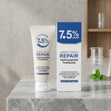 7.5% NHAP White Tooth Repair Toothpaste – Hydroxyapatite Enamel Strengthening & Whitening Formula (120g)