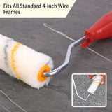 Mini Paint Roller Refill 4 Inch – High Quality Paint Roller Sleeve For Smooth Wall Finishing (10 PCs)