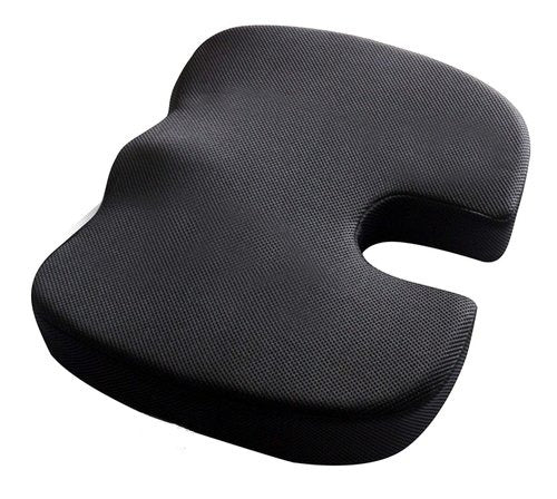 Foam Orthopedic Wedge Seat Cushion, Non-Slip Coccyx Pad, Pain Relief - For Car Computer Desk Chairs And Traveling