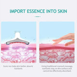 Neck Lifting And Tightening Massager EMS Microcurrent Face And Neck Device With LED Light
