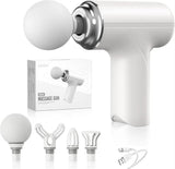 4-In-1 Rechargeable Massage Gun – Multi-Functional Deep Tissue Body Massager With 4 Massage Heads, Type-C Charging & Long Battery Life