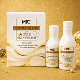 MTC International Extra Glow 24K Gold Skin Polish Kit – Professional Face & Body Brightening System