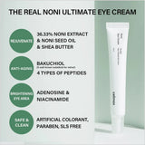 Celimax Real Noni Ultimate Eye Cream 20ml Korean Skincare For Dark Circles Fine Lines And Hydration - Made In Korea