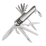 7 In 1 Multifunctional Metal Keychain Stainless Steel Travel Tool With Good Finishing