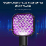 Electric Mini USB Mosquito Killer Racquet Lamp – Wireless Night Bulb & Effective Insect Catcher (Random Color)