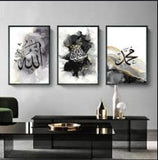 Set Of 3 Sticky Wooden Frames For Home Office Wall Decore / Sticky Phototiles