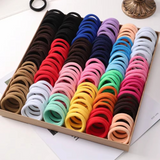 Pack Of 14Pcs Multicolor Hair Ponies For Girls | Soft And Stretchable Hair Bands | Stylish Elastic Hair Ties For Daily Wear And Fashion Hairstyles