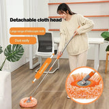 360° Rotating Microfiber Mop | Round Shape | Extendable Adjustable Stick | Floor Cleaning Accessories For Home