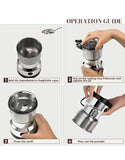 Electric Stainless Steel Coffee & Masala Grinder Machine – Multipurpose Spice, Dry Fruit & Herb Grinder