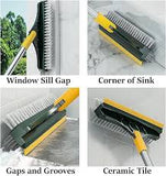 3-In-1 Wiper Brush Extendable | Viper Broom Brush 3in1 | Dual Purpose Cleaning Tool With Strong Bristles And Built In Wiper Blade