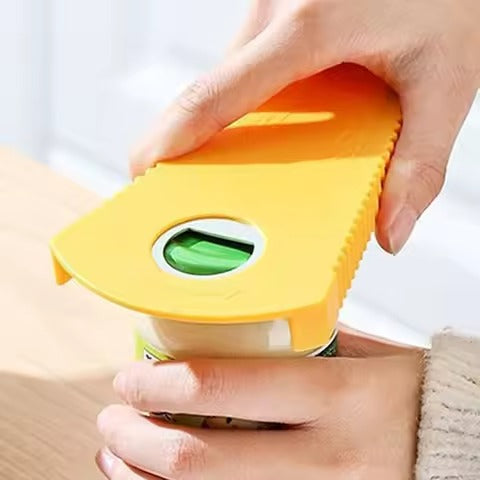 Jar Opener - Multi Functional Ergonomic Lid Remover Tool For Weak Hands, Seniors, And Effortless Kitchen Gadget For Tight Caps