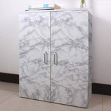 Self Adhesive White Marble Sheet For Kitchen – Waterproof, Heat And Oil Resistant Wallpap Er For Countertops, Cabinets, And Furniture(60x200)
