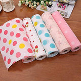 Kitchen Anti-Slip Foam Drawer Mat | Waterproof Cushion Sheet For Cupboards, Refrigerators & Tables - Size 45*150 Cm | Random Colour