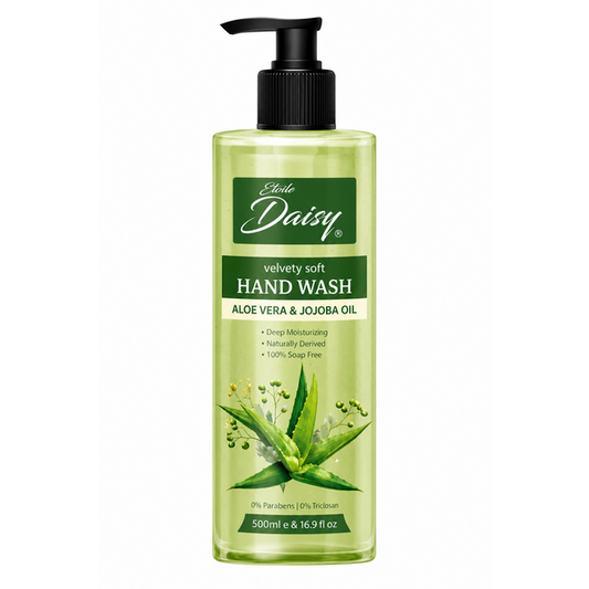 Etoile Daisy Velvety Soft Aloe Vera & Jojoba Oil Hand Wash 500ml – Deep Moisturizing Liquid Hand Soap For Soft & Healthy Hands In Pakistan