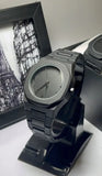 Full Black Aura Quartz Analog Watch – Lightweight Premium Design For Men & Boys (Without Box)