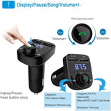 X8 - Multifunctional Car Mp3 Player | Car Wireless FM Transmitter | Car Mp3 Modulator - 3.1A | Car Accessories ( Random Color )