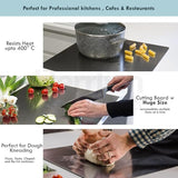Stainless Steel Cutting Board! 🔪✨   Durable, hygienic, and easy to clean—perfect for all your chopping needs. A must-have for any chef! - Size: 41x33Cm