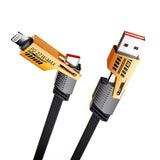 4-In-1 Multi USB Charging Cable – USB-C To USB-C, USB-C To Lightning, USB-A To USB-C, USB-A To Lightning | Fast PD Charger Cord For IPhone, IPad, Samsung, MacBook