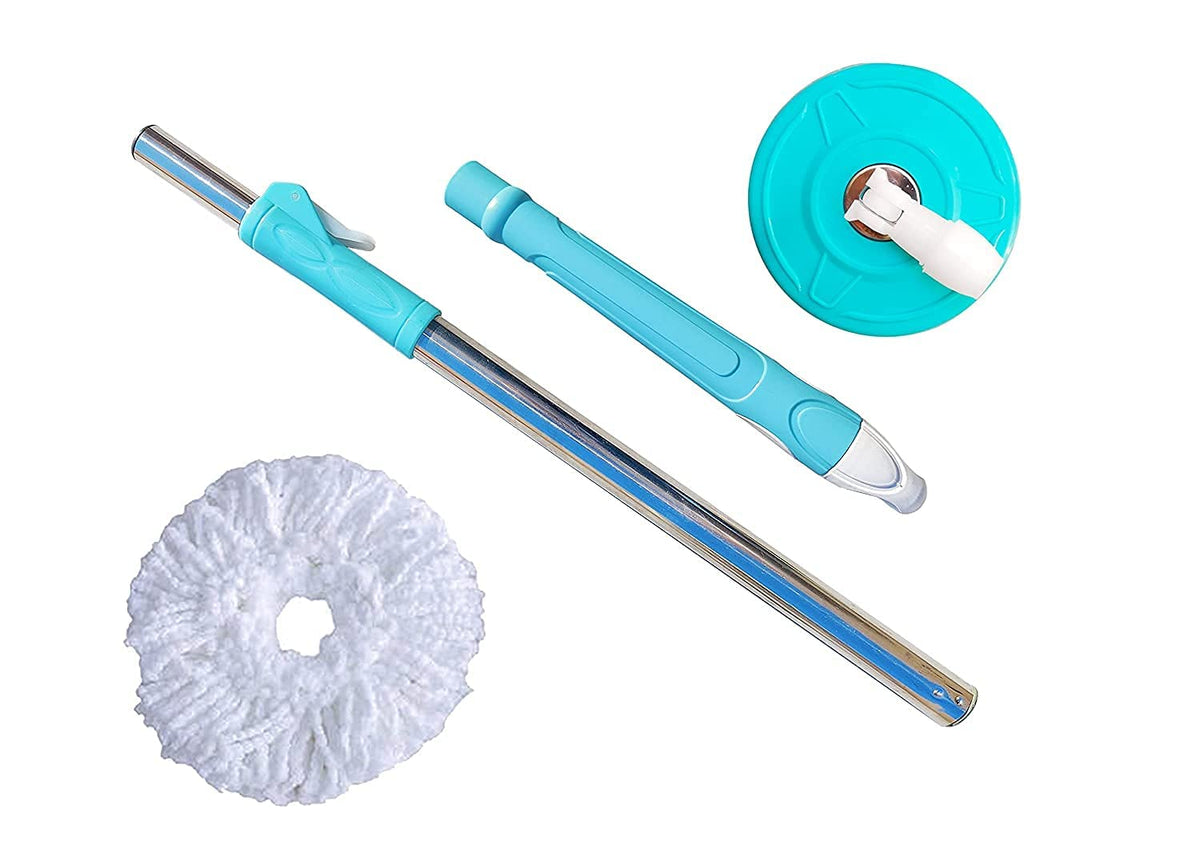 360 Degree Rotating Spin Mop - Original Replacement Parts for Home, Kitchen & Bathroom Cleaning spin mop  ( Random Color )