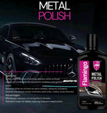 Flamingo Metal Polish 300ML – Multi-Surface Metal Cleaner & Shine Restorer For Chrome, Brass, Copper & Stainless Steel