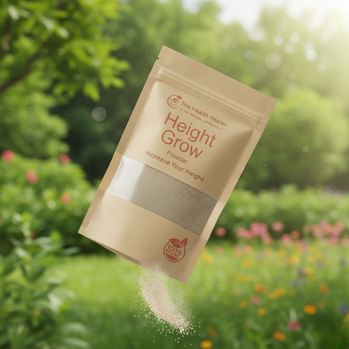 The Health Healer Height Grow Powder – 100% Natural Height Increase Supplement 60g