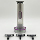 G63A Professional Hair Stylist Trimmer – Rechargeable Cordless Hair & Beard Trimmer With Charging Base And Guide Combs