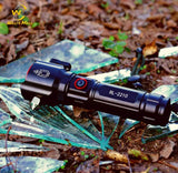 Rl-2210 Multifunctional Rechargeable LED Emergency Flashlight With Side Work Light & USB Charging – Ultra-Bright, Portable & Durable Torch For Home, Car & Outdoors