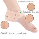 Pair of half Heel Pain Anti Crack Silicone Set - Anti Crack  For Pain Relief Unisex With Box