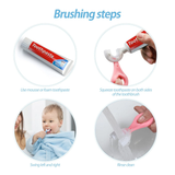 360° U-Shaped Baby Toothbrush | Soft Silicone Kids Oral Care & Teether Brush (Random Color)