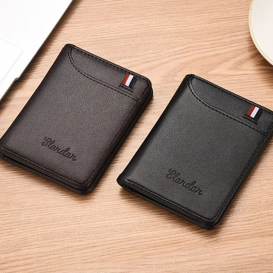 Slardar Premium Leather Wallet For Men | Stylish Durable Slim Design With Practical Storage | Black