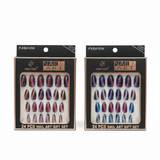 24 Pcs Professional Manicure Artificial Nails – Salon-Quality Press-On Nail Set