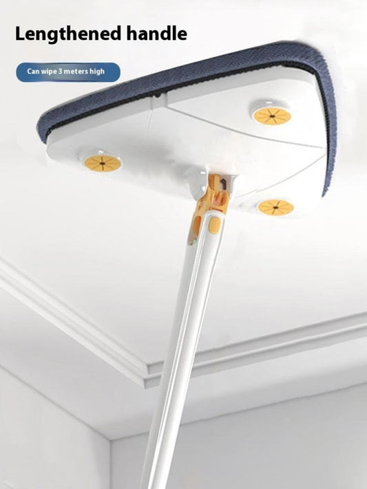 Royal's Triangle Shaped Microfiber Mop –Self-Wringing Floor Dust Mop
