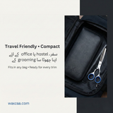 WAXZAA Professional Barber Scissors Kit – Premium Hair Cutting Accessories