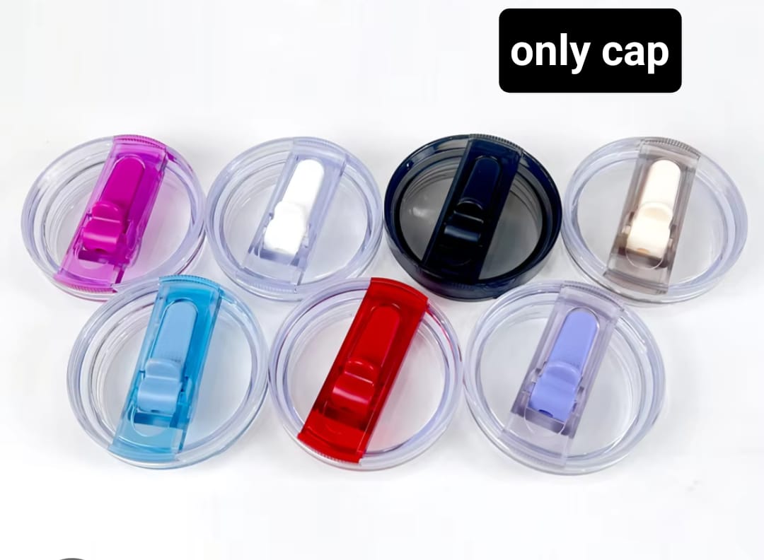 Leak-Proof Thumler Cap / Tumbler Lid – Durable, Portable, Secure Fit – Random Color